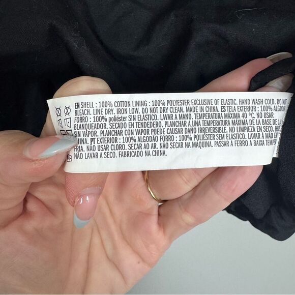 FOREVER 21 | Black Bubble Cropped Top Crewneck Women’s Size Small - Picture 5 of 6